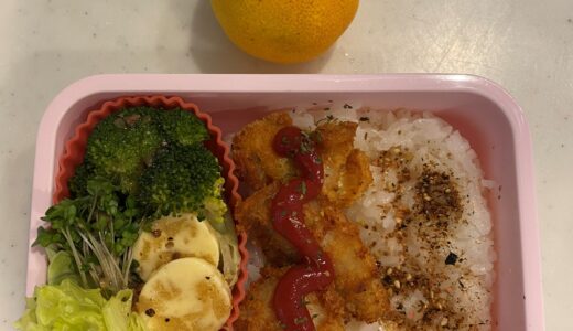 今日も気楽な二菜弁当♪